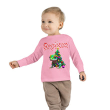 Load image into Gallery viewer, Repticon Toddler Long Sleeve Tee w/ Gecko Christmas Tree
