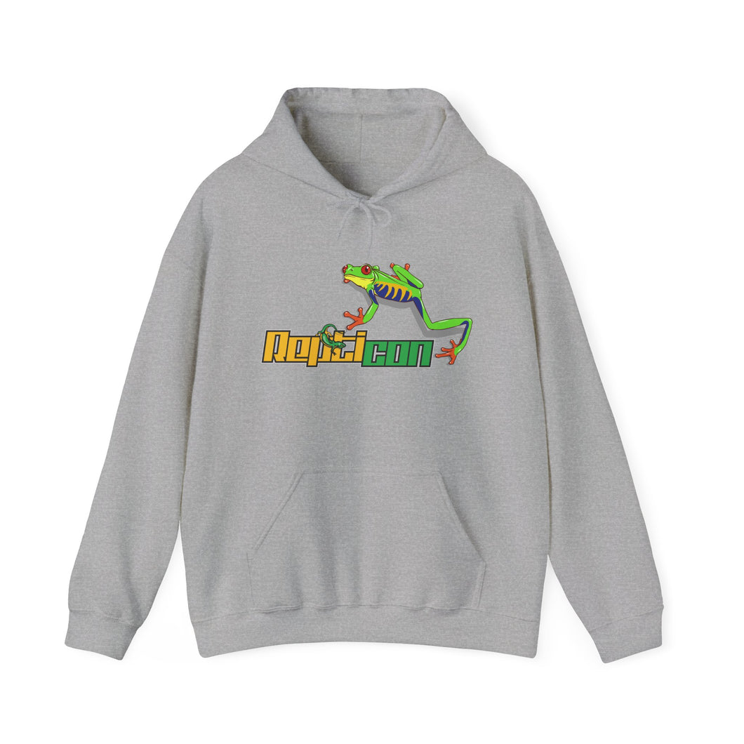 Repticon Men's Heavy Blend™ Hooded Sweatshirt w/ Red-Eyed Tree Frog