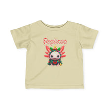 Load image into Gallery viewer, Repticon Infant Fine Jersey Tee w/ Axolotl Christmas Tree
