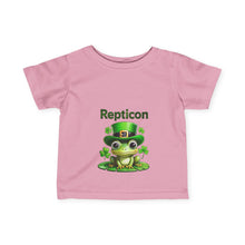 Load image into Gallery viewer, Repticon Infant Fine Jersey Tee w/ Frog
