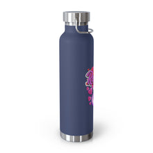 Load image into Gallery viewer, Repticon Copper Vacuum Insulated Bottle, 22oz w/ Valentine Snakes
