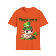 Load image into Gallery viewer, Repticon Unisex Softstyle T-Shirt w/ Axolotl
