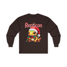 Load image into Gallery viewer, Repticon Unisex Ultra Cotton Long Sleeve Tee w/ Amphibian Santa
