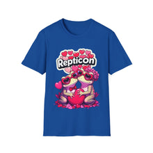 Load image into Gallery viewer, Repticon Unisex Softstyle T-Shirt w/ Valentine Toads
