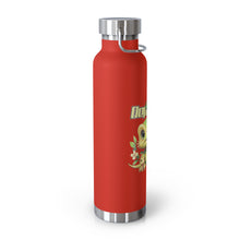 Load image into Gallery viewer, Repticon Copper Vacuum Insulated Bottle, 22oz w/ Lizards

