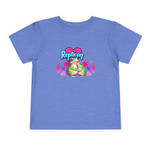 Load image into Gallery viewer, Repticon Toddler Short Sleeve Tee w/ Valentine Frogs
