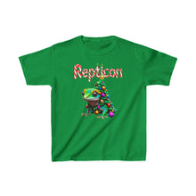 Load image into Gallery viewer, Repticon Kids Heavy Cotton™ Tee w/ Gecko Christmas Tree
