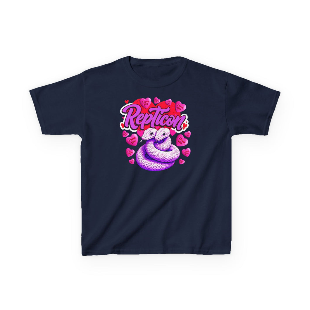 Repticon Kids Heavy Cotton™ Tee w/ Valentine Snakes