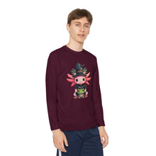 Load image into Gallery viewer, Repticon Youth Long Sleeve Competitor Tee w/ Axolotl
