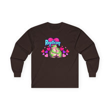 Load image into Gallery viewer, Repticon Unisex Ultra Cotton Long Sleeve Tee w/ Valentine Frogs
