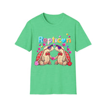 Load image into Gallery viewer, Repticon Unisex Softstyle T-Shirt w/ Valentine Tortoises
