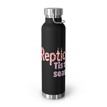 Load image into Gallery viewer, Repticon Copper Vacuum Insulated Bottle, 22oz w/ Bearded Dragon Santa
