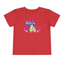 Load image into Gallery viewer, Repticon Toddler Short Sleeve Tee w/ Valentine Frogs
