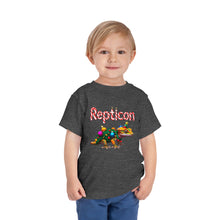 Load image into Gallery viewer, Repticon Toddler Short Sleeve Tee w/ Crested Gecko Christmas Tree
