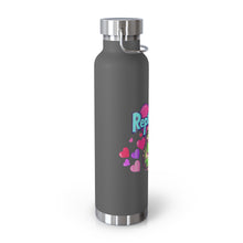 Load image into Gallery viewer, Repticon Copper Vacuum Insulated Bottle, 22oz w/ Valentine Frogs
