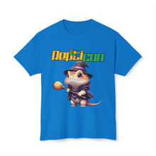 Load image into Gallery viewer, Repticon Unisex HD Cotton™ T-shirt w/ Bearded Dragon Witch
