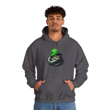 Load image into Gallery viewer, Repticon Men&#39;s Heavy Blend™ Hooded Sweatshirt w/ Black Snake
