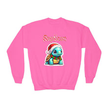 Load image into Gallery viewer, Repticon Youth Crewneck Sweatshirt w/ Tortoise Santa
