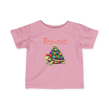 Load image into Gallery viewer, Repticon Infant Fine Jersey Tee w/ Tortoise Christmas Tree
