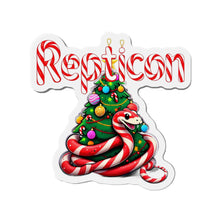 Load image into Gallery viewer, Repticon Die-Cut Magnets w/ Candy Cane Christmas Tree
