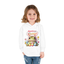 Load image into Gallery viewer, Repticon Toddler Pullover Fleece Hoodie w/ Easter Frog
