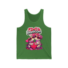 Load image into Gallery viewer, Repticon Unisex Jersey Tank w/ Valentine Toads
