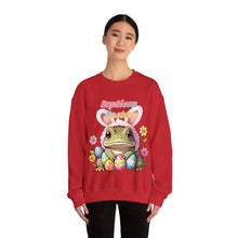 Load image into Gallery viewer, Repticon Unisex Heavy Blend™ Crewneck Sweatshirt w/ Easter Frog
