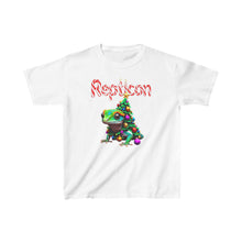 Load image into Gallery viewer, Repticon Kids Heavy Cotton™ Tee w/ Gecko Christmas Tree
