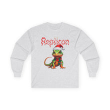 Load image into Gallery viewer, Unisex Ultra Cotton Long Sleeve Tee w/ Lizard Santa
