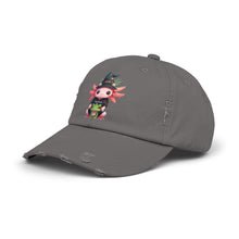Load image into Gallery viewer, Repticon Unisex Distressed Cap w/ Axolotl
