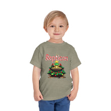 Load image into Gallery viewer, Repticon Toddler Short Sleeve Tee w/ Toad Christmas Tree
