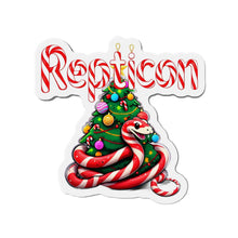 Load image into Gallery viewer, Repticon Die-Cut Magnets w/ Candy Cane Christmas Tree

