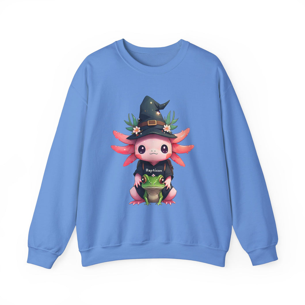 Repticon Women's Heavy Blend™ Crewneck Sweatshirt w/ Axolotl