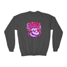 Load image into Gallery viewer, Repticon Youth Crewneck Sweatshirt w/ Valentine Snakes
