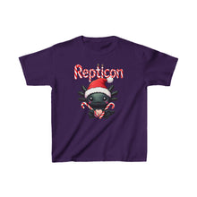 Load image into Gallery viewer, Repticon Kids Heavy Cotton™ Tee w/ Axolotl Santa
