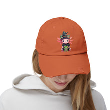 Load image into Gallery viewer, Repticon Unisex Distressed Cap w/ Axolotl
