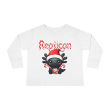 Load image into Gallery viewer, Repticon Toddler Long Sleeve Tee w/ Axolotl Santa
