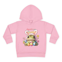 Load image into Gallery viewer, Repticon Toddler Pullover Fleece Hoodie w/ Easter Frog
