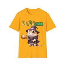 Load image into Gallery viewer, Repticon Unisex Softstyle T-Shirt w/ Bearded Dragon Witch

