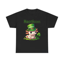 Load image into Gallery viewer, Repticon Unisex Heavy Cotton Tee w/ Axolotl

