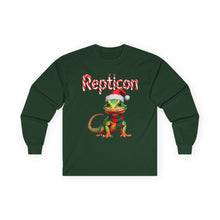 Load image into Gallery viewer, Unisex Ultra Cotton Long Sleeve Tee w/ Lizard Santa
