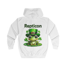 Load image into Gallery viewer, Repticon Unisex Full Zip Hoodie w/ Frog
