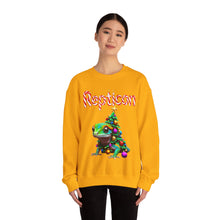 Load image into Gallery viewer, Repticon Unisex Heavy Blend™ Crewneck Sweatshirt w/ Crested Gecko Christmas Tree
