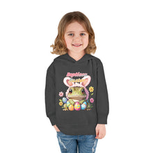 Load image into Gallery viewer, Repticon Toddler Pullover Fleece Hoodie w/ Easter Frog
