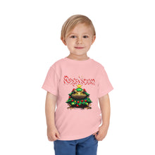 Load image into Gallery viewer, Repticon Toddler Short Sleeve Tee w/ Toad Christmas Tree
