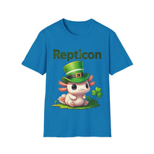 Load image into Gallery viewer, Repticon Unisex Softstyle T-Shirt w/ Axolotl
