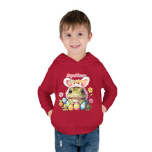 Load image into Gallery viewer, Repticon Toddler Pullover Fleece Hoodie w/ Easter Frog
