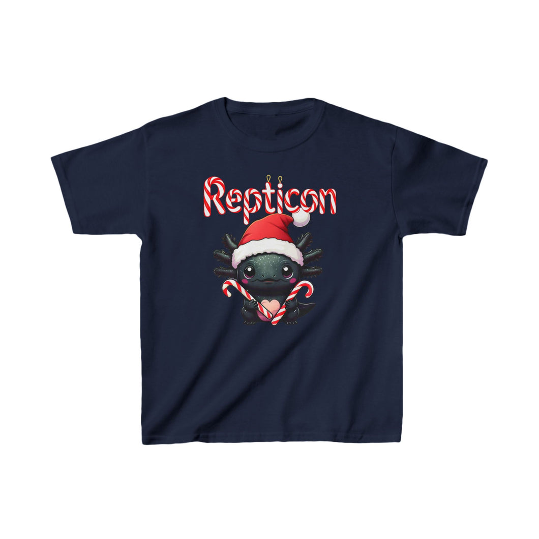 Repticon Kids Heavy Cotton™ Tee w/ Axolotl Santa