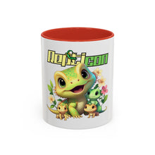 Load image into Gallery viewer, Repticon Accent Coffee Mug w/ Lizards
