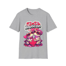Load image into Gallery viewer, Repticon Unisex Softstyle T-Shirt w/ Valentine Toads
